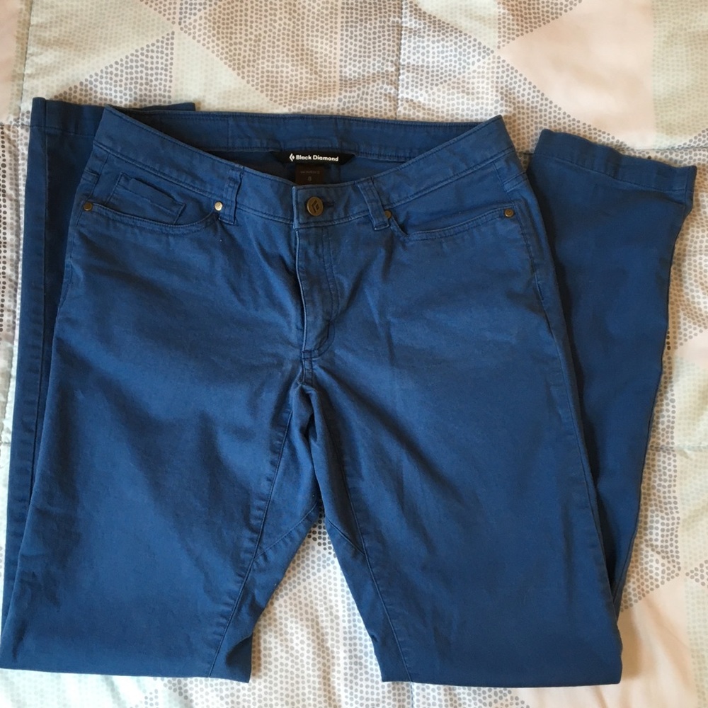 Black diamond bootcut pants, like new